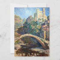 Claude Monet artwork - The Castle of Dolceacqua