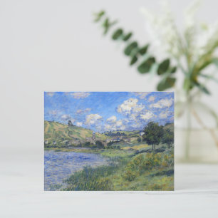 Claude Monet artwork, Vetheuil, Paysage, Postcard