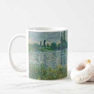 Claude Monet Banks Of The Seine Flowers Art Coffee Mug