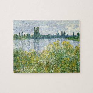 Claude Monet   Banks of the Seine, Vetheuil, 1880 Jigsaw Puzzle