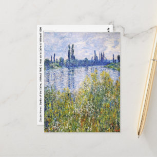 Claude Monet. Banks of the Seine, Vétheuil Postcard