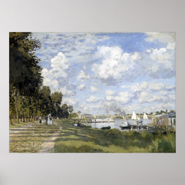 Claude Monet Bassin d'Argenteuil Poster (Front)