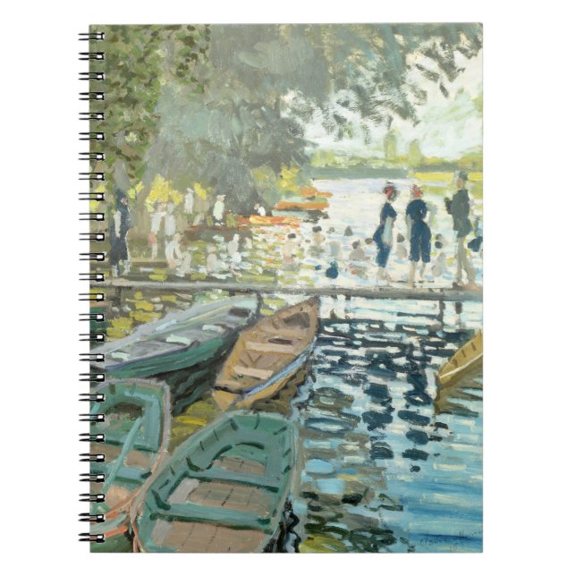 Claude Monet. Bathers at La Grenouillère Notebook (Front)