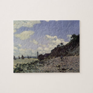 Claude Monet   Beach at Honfleur, 1864 Jigsaw Puzzle