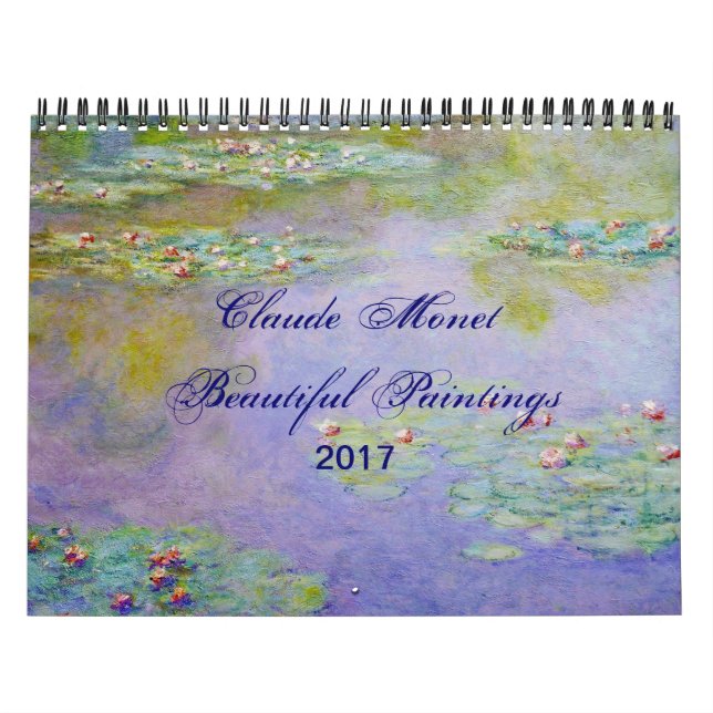 Claude Monet Beautiful Scenic Fine Art Calendar (Cover)