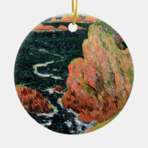 Claude Monet   Belle Ile Ceramic Ornament
