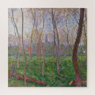 Claude Monet Bennecourt Puzzle – Paysage forestier