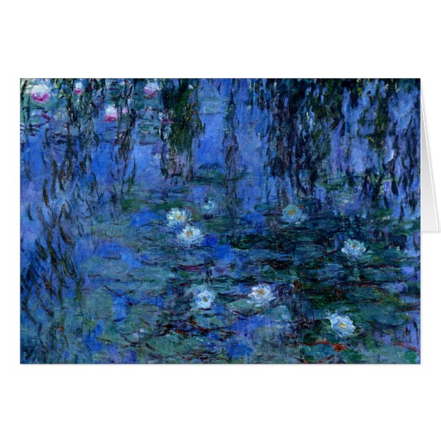Claude Monet Blue Water Lilies (Front Horizontal)