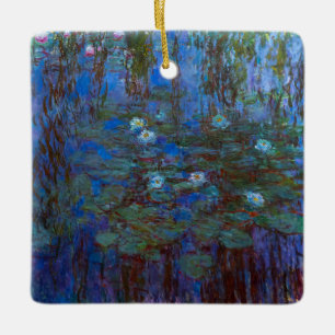 Claude Monet - Blue Water Lilies Ceramic Ornament