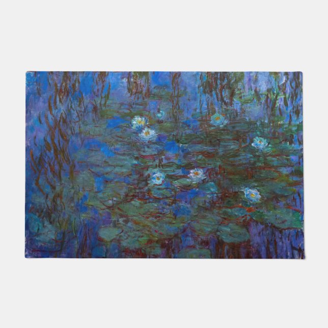 Claude Monet - Blue Water Lilies Doormat (Front)