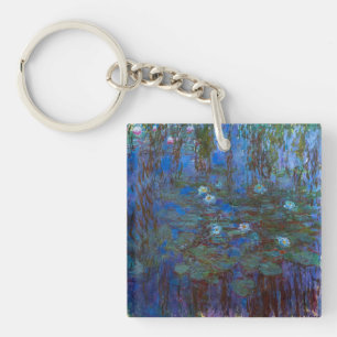 Claude Monet - Blue Water Lilies Keychain