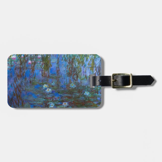 Claude Monet - Blue Water Lilies Luggage Tag (Front Horizontal)