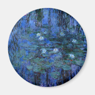 Claude Monet Blue Water Lilies Magnet