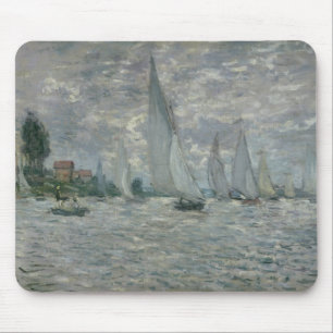 Claude Monet Boats, or Regatta at Argenteuil Mouse Pad