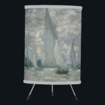 Claude Monet | Boats, or Regatta at Argenteuil Tripod Lamp<br><div class="desc">The Boats,  or Regatta at Argenteuil,  c.1874 | by Claude Monet | Art Location: Musee d'Orsay,  Paris,  France | French Artist | Image Collection Number: XIR18890</div>