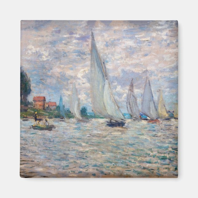 Claude Monet - Boats Regatta at Argenteuil Magnet (Front)
