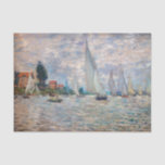 Claude Monet - Boats Regatta at Argenteuil Tissue Paper<br><div class="desc">The Boats Regatta at Argenteuil / Regate a Argenteuil - Claude Monet,  Oil on Canvas,  1874</div>