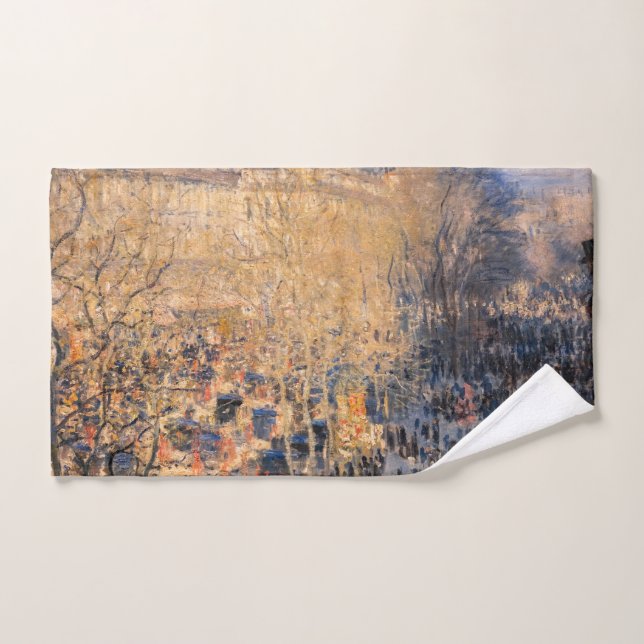 Claude Monet - Boulevard des Capucines à Paris (Serviette à main)