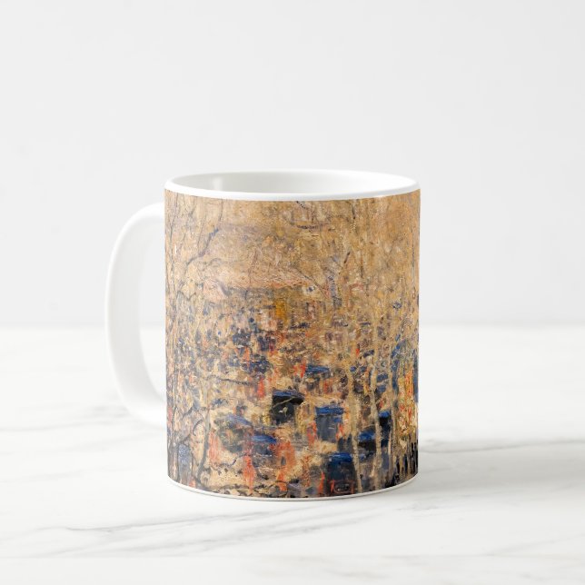 Claude Monet - Boulevard des Capucines in Paris Coffee Mug (Front Left)