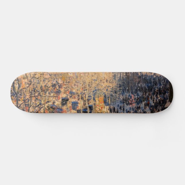 Claude Monet - Boulevard des Capucines in Paris Skateboard (Horz)