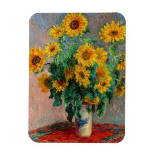 Claude Monet - Bouquet of Sunflowers Magnet