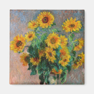 Claude Monet - Bouquet of Sunflowers Magnet