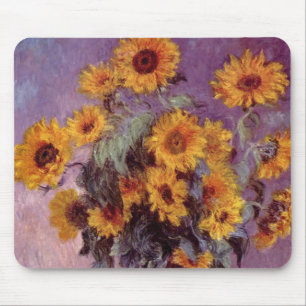 Claude Monet - Bouquet of Sunflowers Mouse Pad