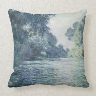 Claude Monet Branch of the Seine near Giverny Throw Pillow