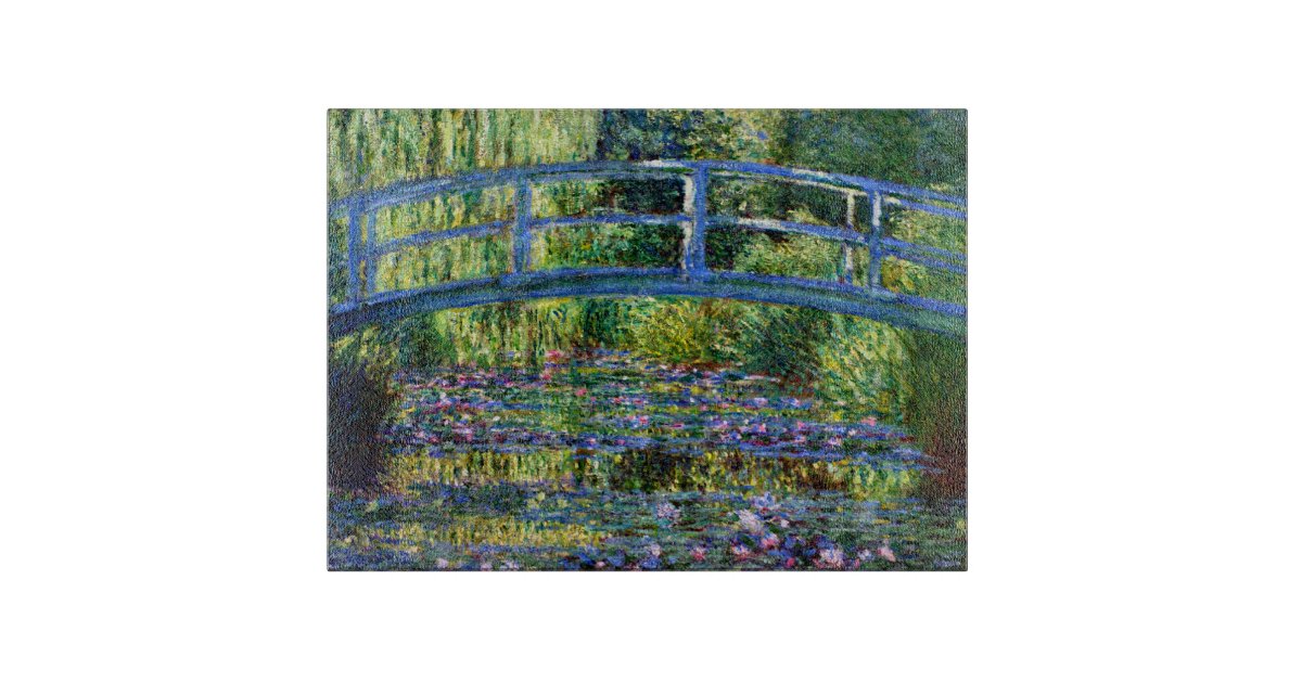 Claude Monet: Bridge Over a Pond of Water Lilies Cutting Board | Zazzle