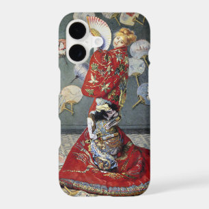 Claude Monet Camille en kimono japonais rouge Art