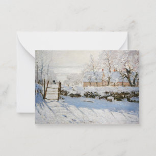 Claude Monet Cartes de peinture Magpie