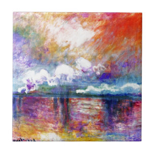 Claude Monet Charing Cross Bridge Tile