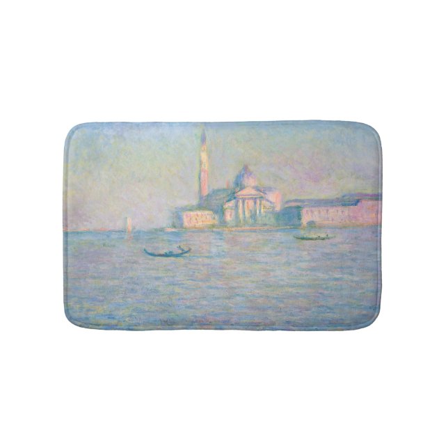 Claude Monet - Church of San Giorgio Maggiore Bath Mat (Front)