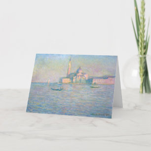 Claude Monet - Church of San Giorgio Maggiore Card