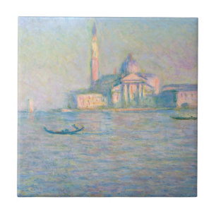 Claude Monet - Church of San Giorgio Maggiore Tile