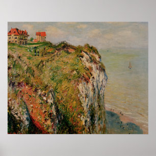 Claude Monet   Cliff at Dieppe, 1882 Poster