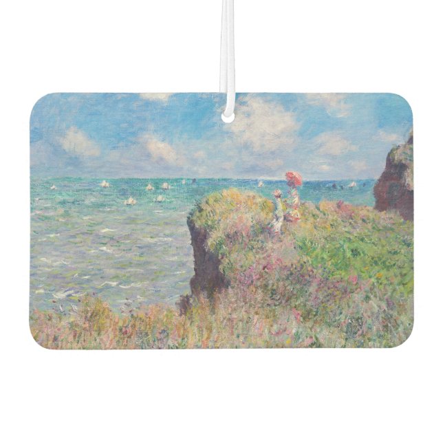 Claude Monet - Cliff Walk at Pourville Air Freshener (Front)