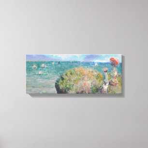 Claude Monet: Cliff Walk at Pourville Canvas Print