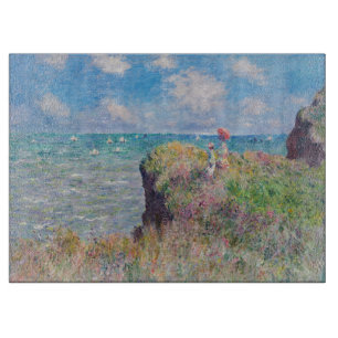 Claude Monet - Cliff Walk at Pourville Cutting Board