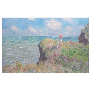 Claude Monet - Cliff Walk at Pourville Fabric