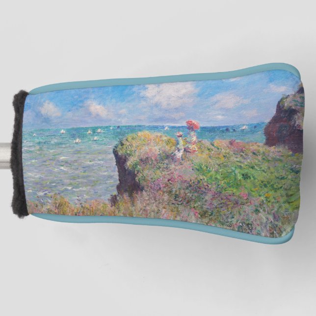 Claude Monet - Cliff Walk at Pourville Golf Head Cover (Front)