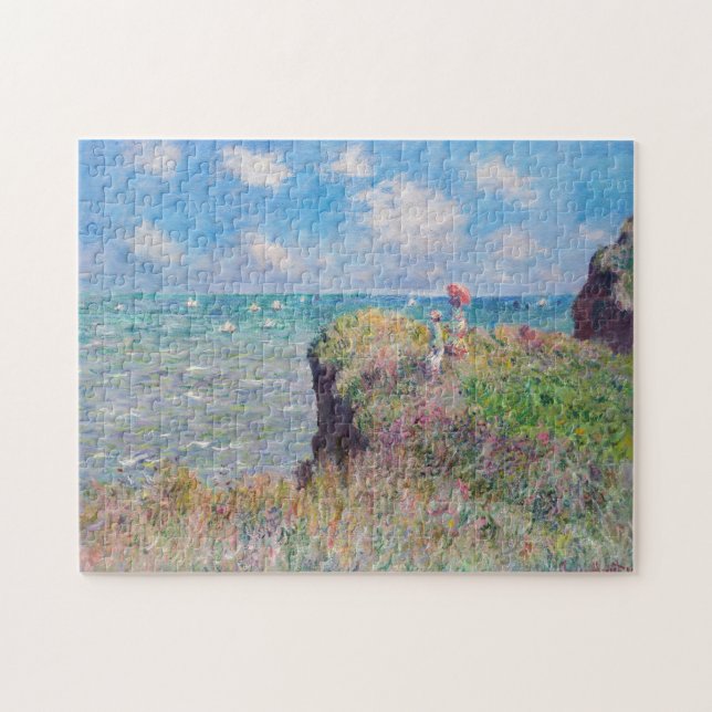 Claude Monet - Cliff Walk at Pourville Jigsaw Puzzle (Horizontal)