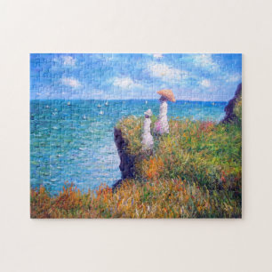 Claude Monet: Cliff Walk at Pourville Jigsaw Puzzle