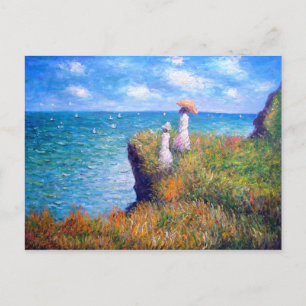 Claude Monet: Cliff Walk at Pourville Postcard
