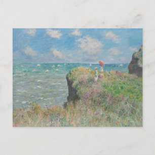Claude Monet - Cliff Walk at Pourville Postcard