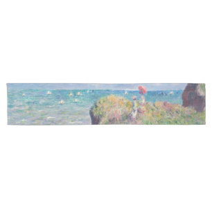 Claude Monet - Cliff Walk at Pourville Short Table Runner