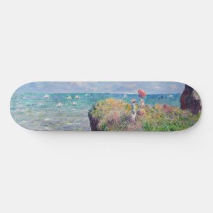 Claude Monet - Cliff Walk at Pourville Skateboard