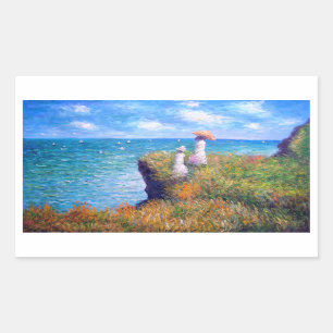Claude Monet: Cliff Walk at Pourville Sticker
