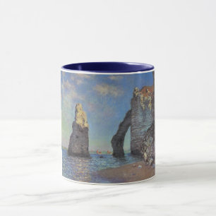 Claude Monet Cliffs at Etretat Impressionist Paint Mug