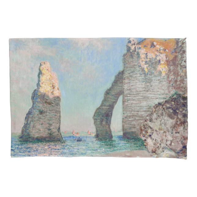 Claude Monet - Cliffs at Etretat Pillowcase (Front)